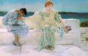 Alma Tadema  Ask Me No More oil